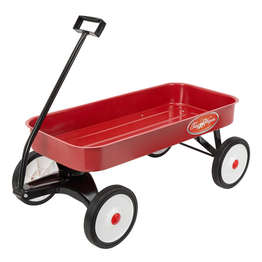 Toby Classic Pull Along Red Trolley / Cart / Wagon / Truck / Garden Toy