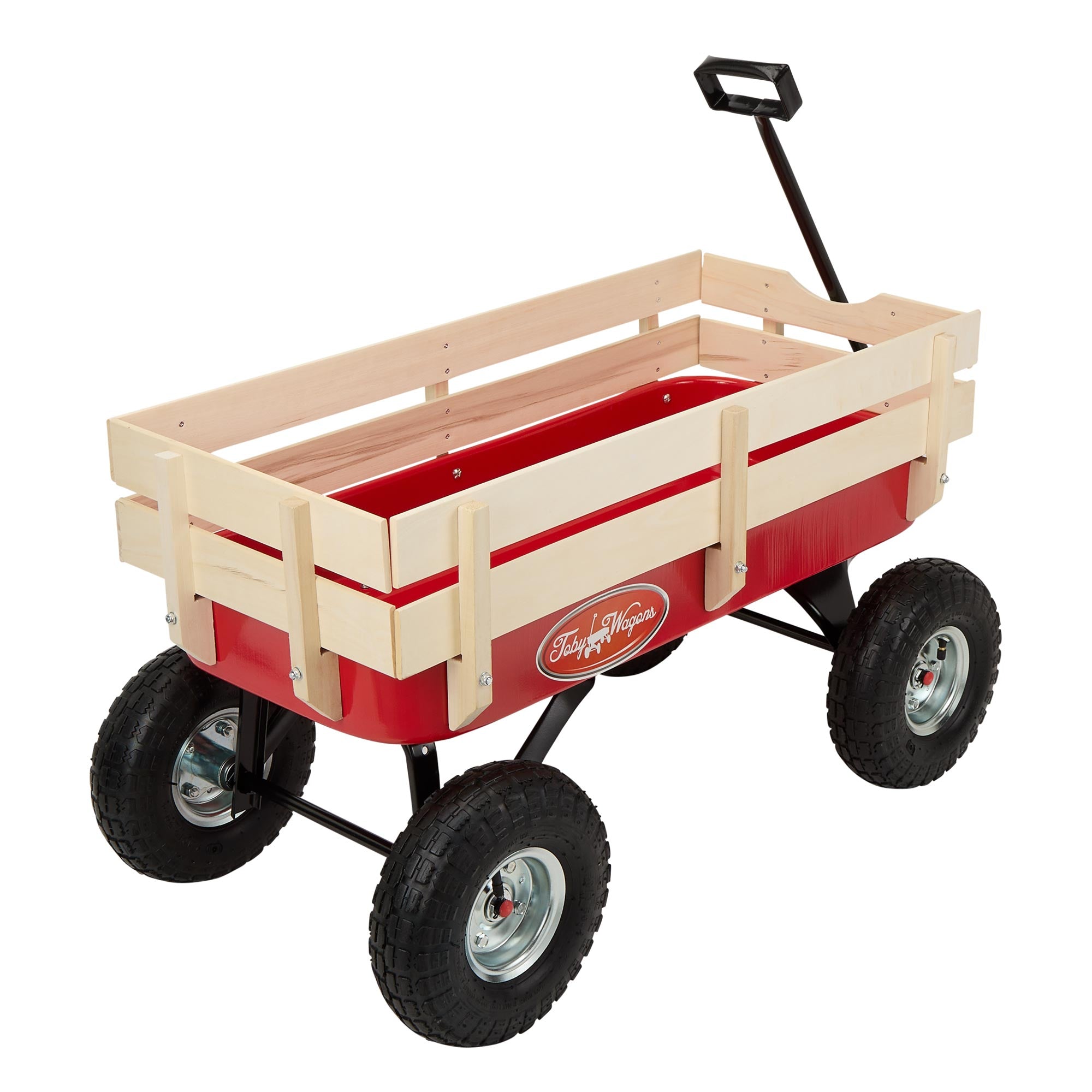 Red pull cheap along cart